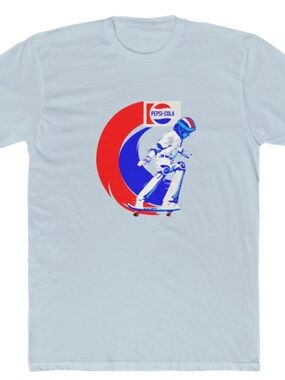 PEPSI SKATEBOARDER 70's retro T-shirt  XLL   Thrasher tee - Powell Peralta tee